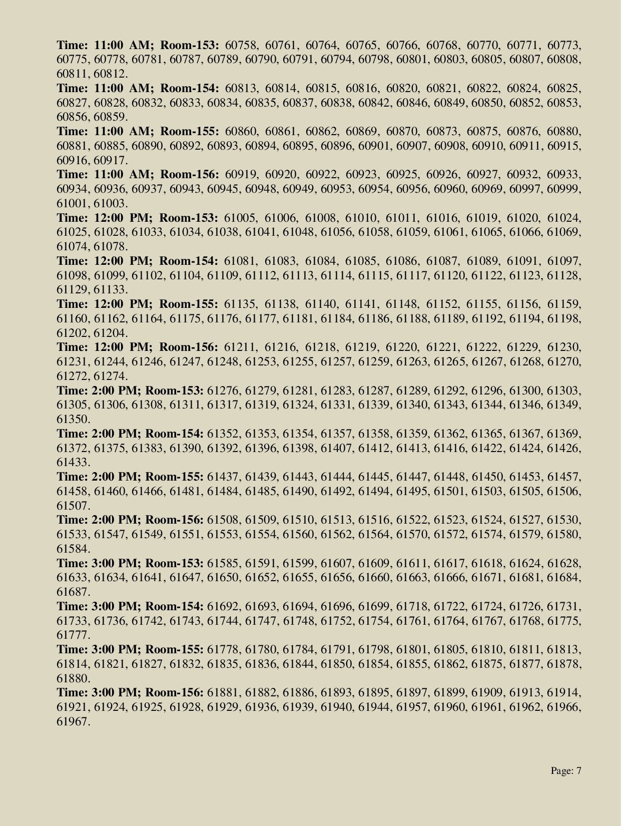 NDC Admission Result 2025-7